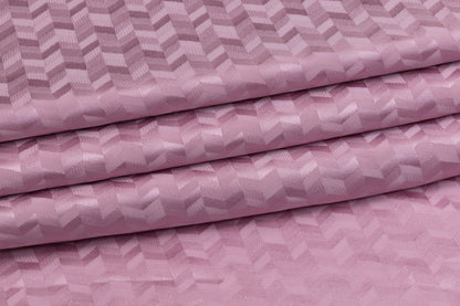 Italian Silk Viscose Jacquard - Pink