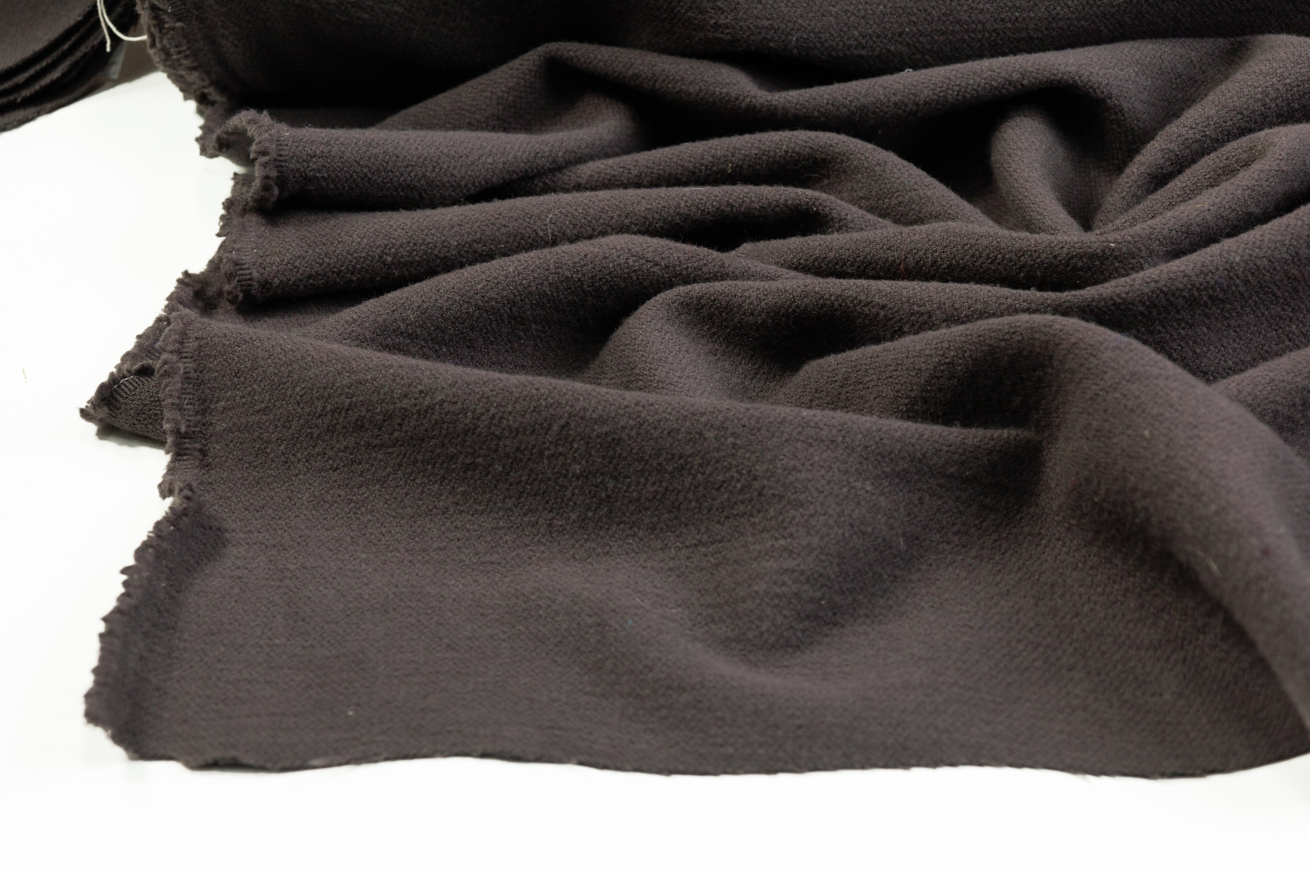 Poly Wool Pique Coating - Mud Gray