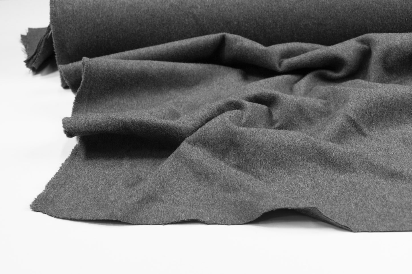Double Faced Cashmere Coating - Gray