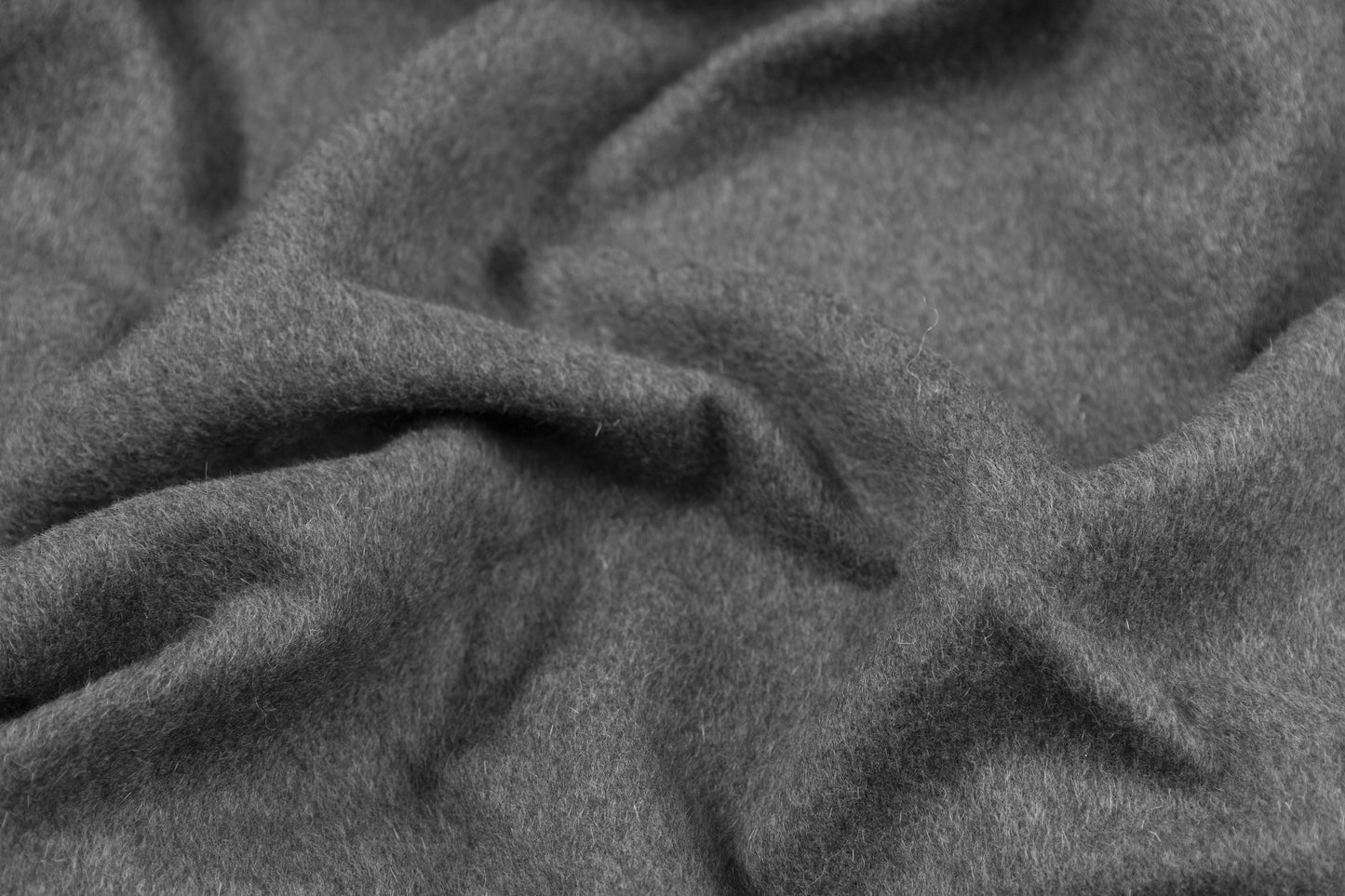 Double Faced Cashmere Coating - Gray