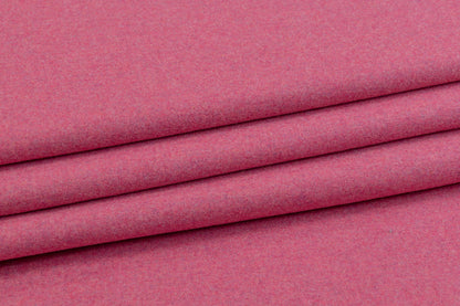 Solid Poly Wool Flannel - Pink
