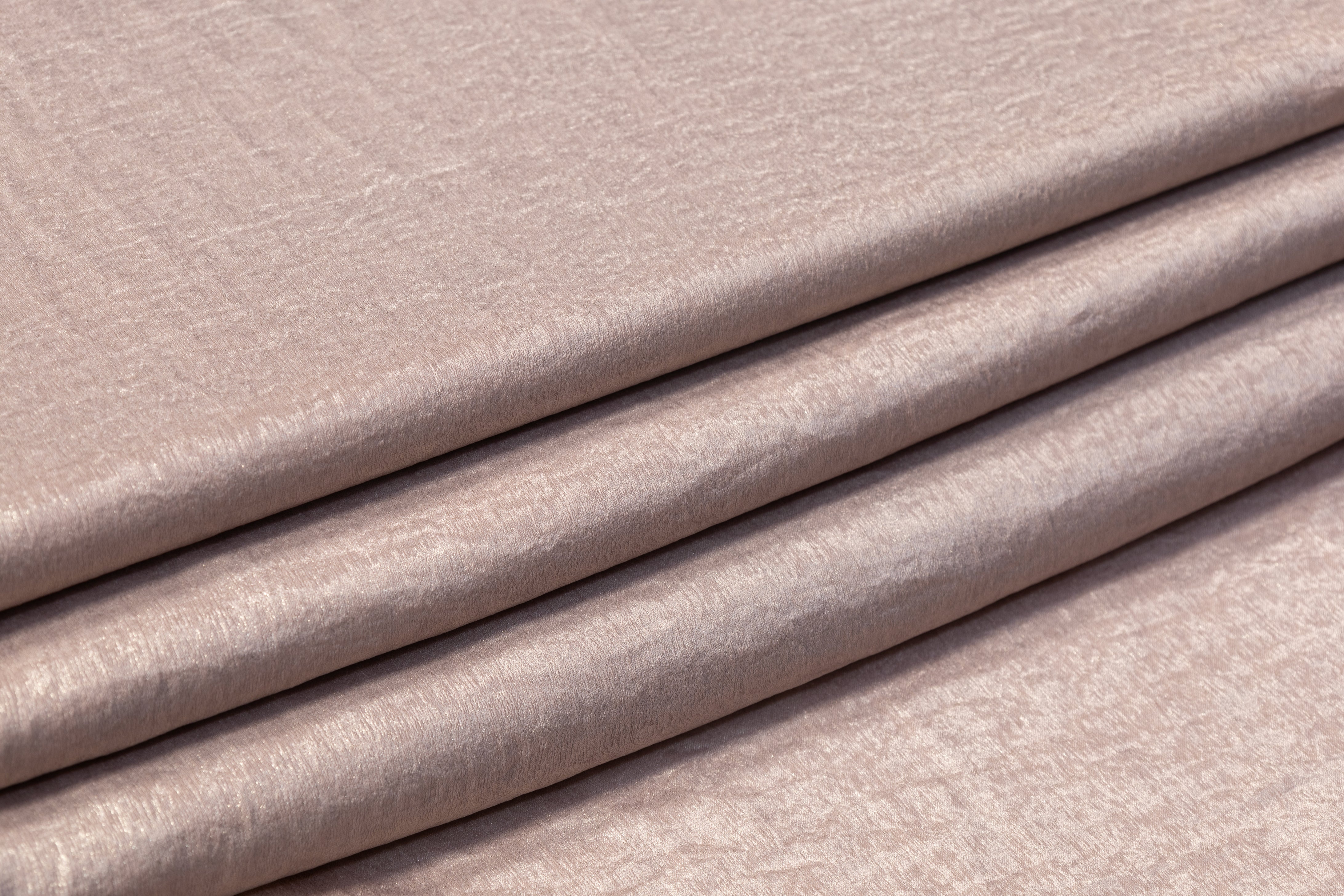 Shimmer Crepe de Chine - Blush Pink