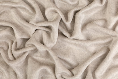 Italian Cashmere Mohair Wool Coating - Gray
