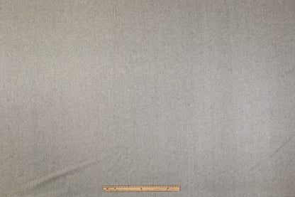 Double-Faced Herringbone Wool - Gray