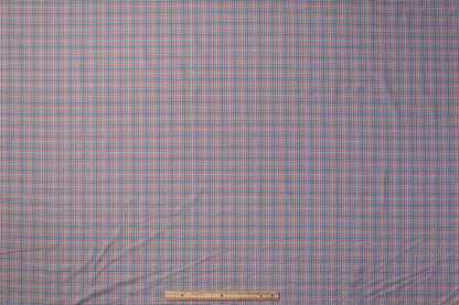Micro-Plaid Cotton Shirting - Multicolor
