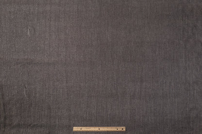 Dotted Metallic Chenille Brocade - Gray