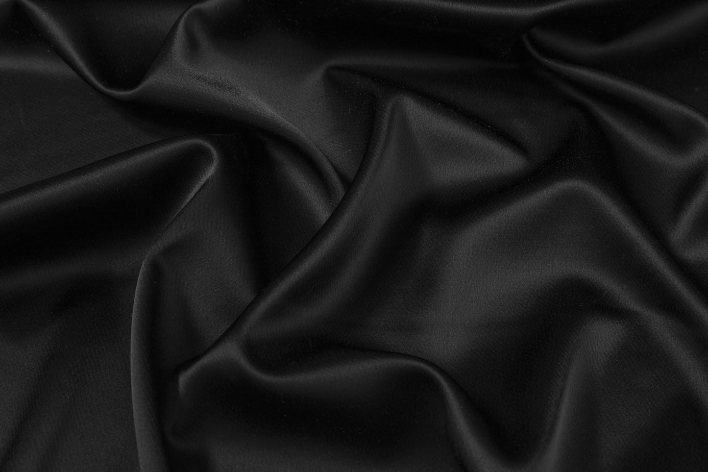 Velvet Backed Satin - Black