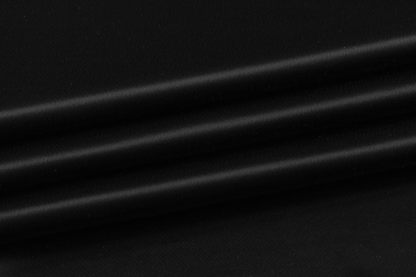 Velvet Backed Satin - Black