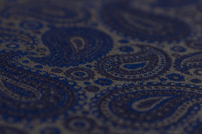 Paisley Brocade - Navy Blue