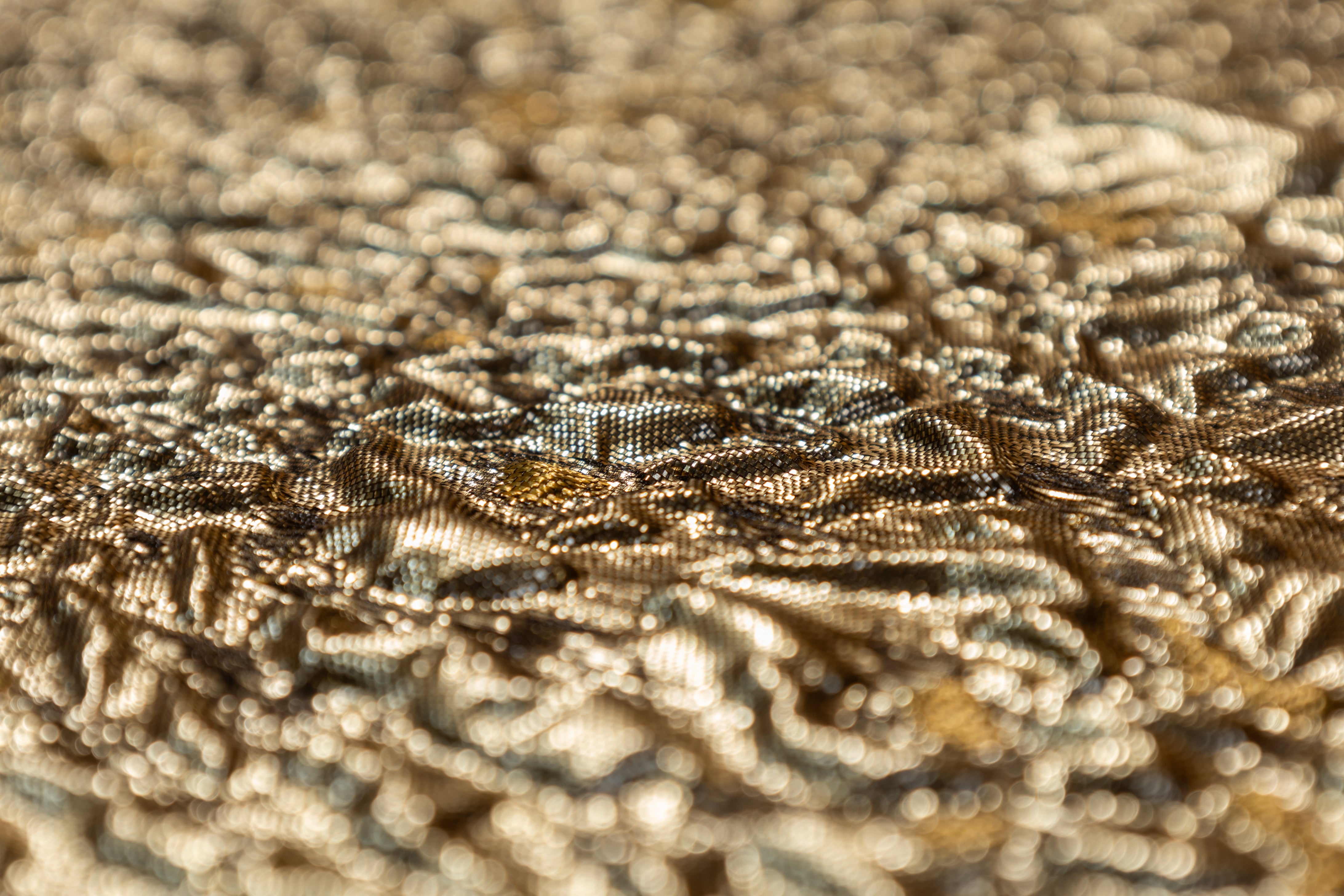 Abstract Metallic Cloqué Brocade - Gold