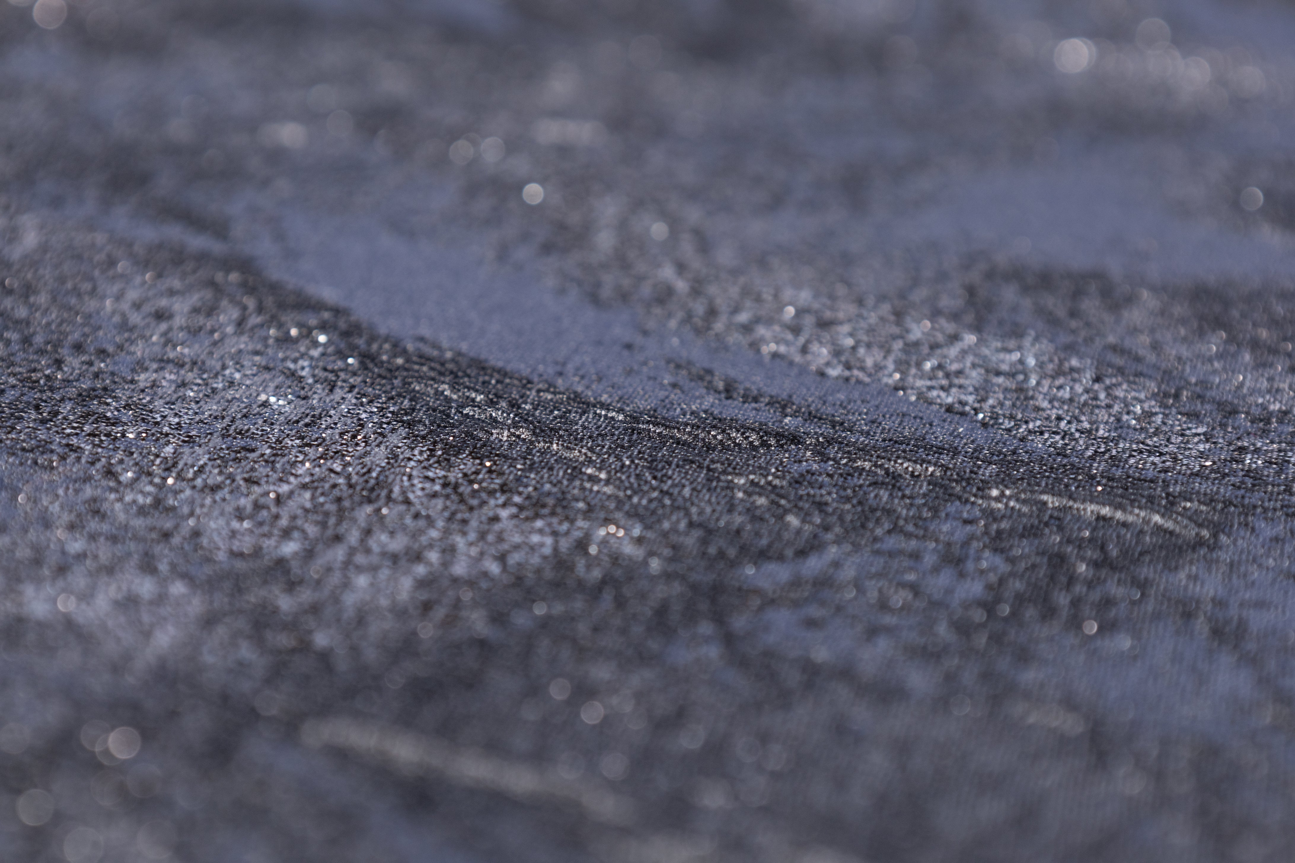 Abstract Metallic Cloqué Brocade - Blue / Black / Gray