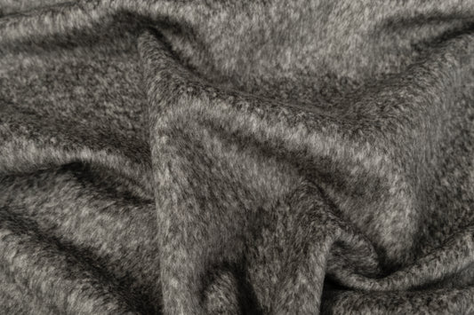 Alpaca Wool Blend Coating - Gray