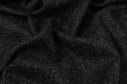 Double Faced Wool Coating - Black / Gray