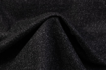 Double Faced Wool Coating - Black / Gray