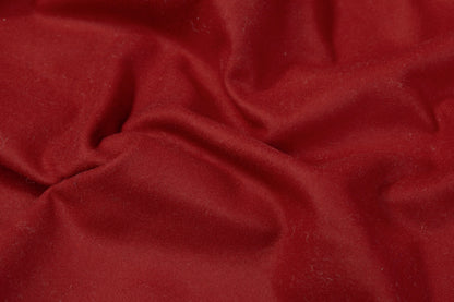 Melton Wool Coating - Red