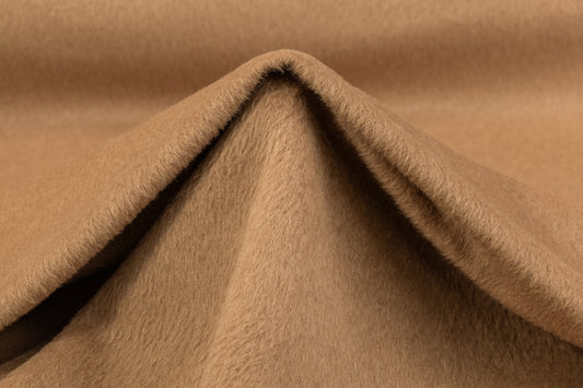 Wool Coating - Camel Brown
