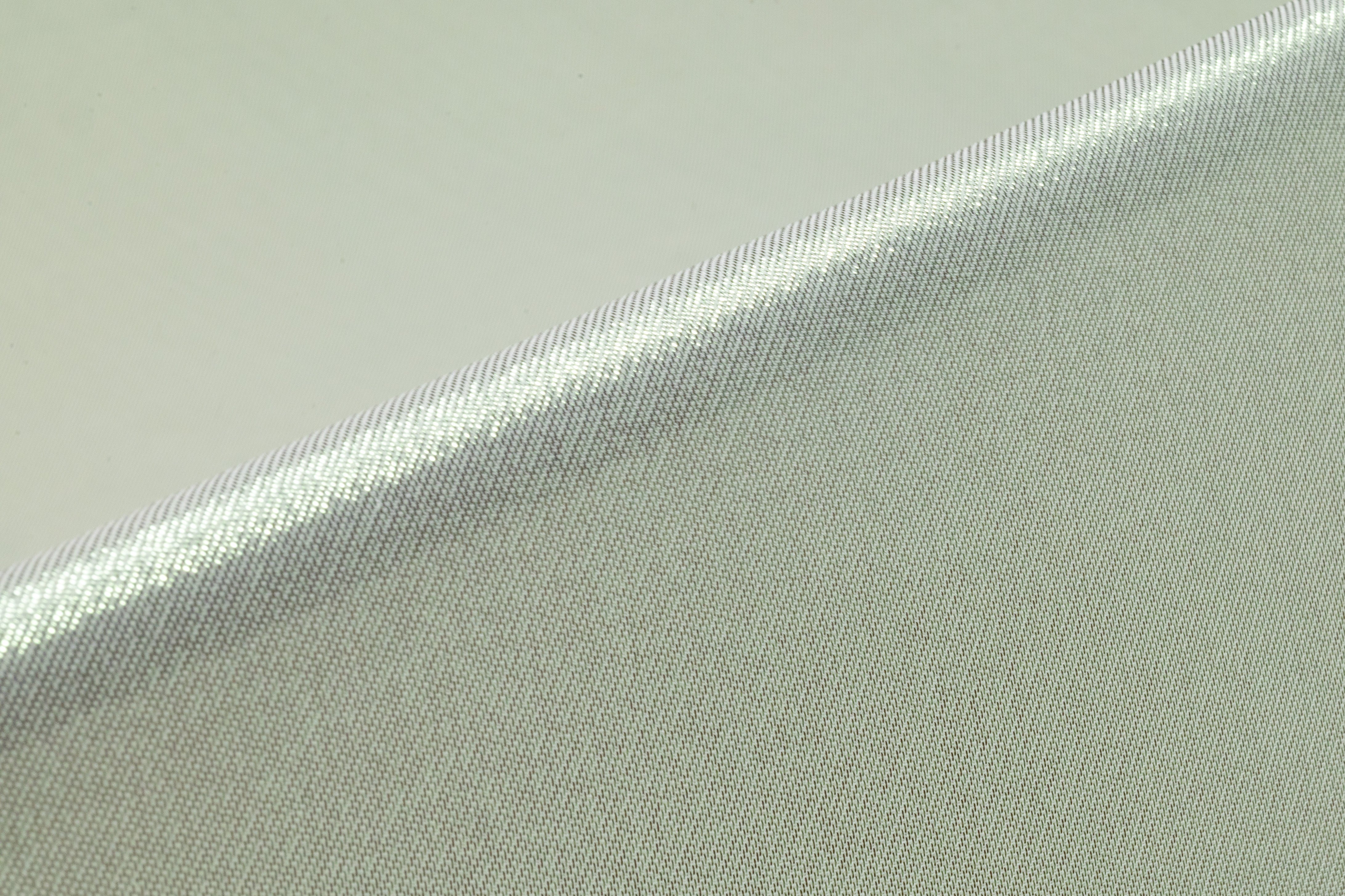 Italian Silk Lamé - Mint Green