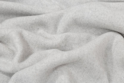 Double Faced Wool Coating - Heather Gray