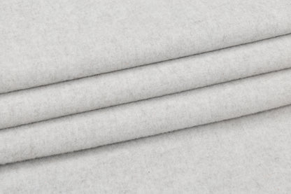 Double Faced Wool Coating - Heather Gray