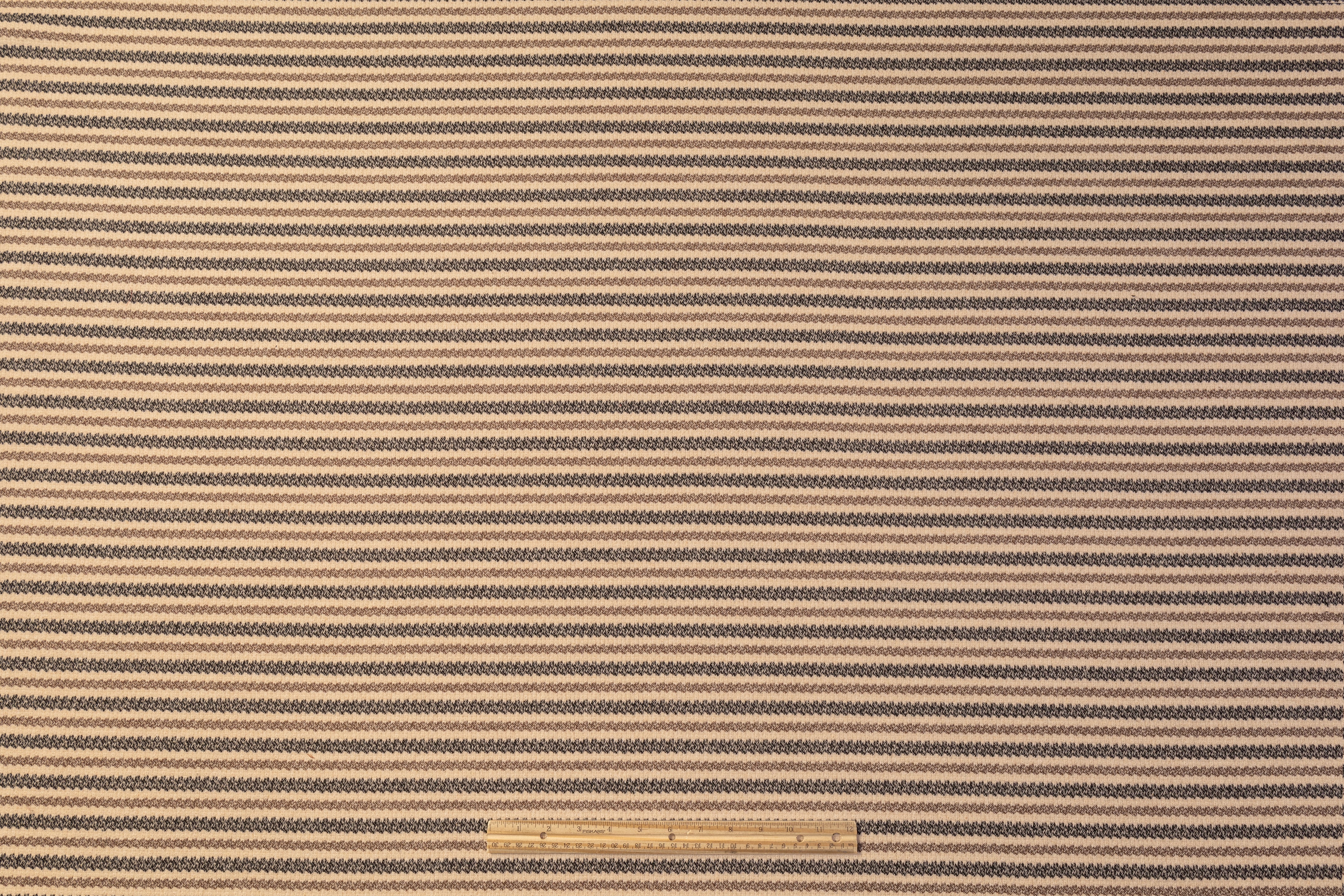 Etro - Striped Italian Wool Coating - Beige / Brown