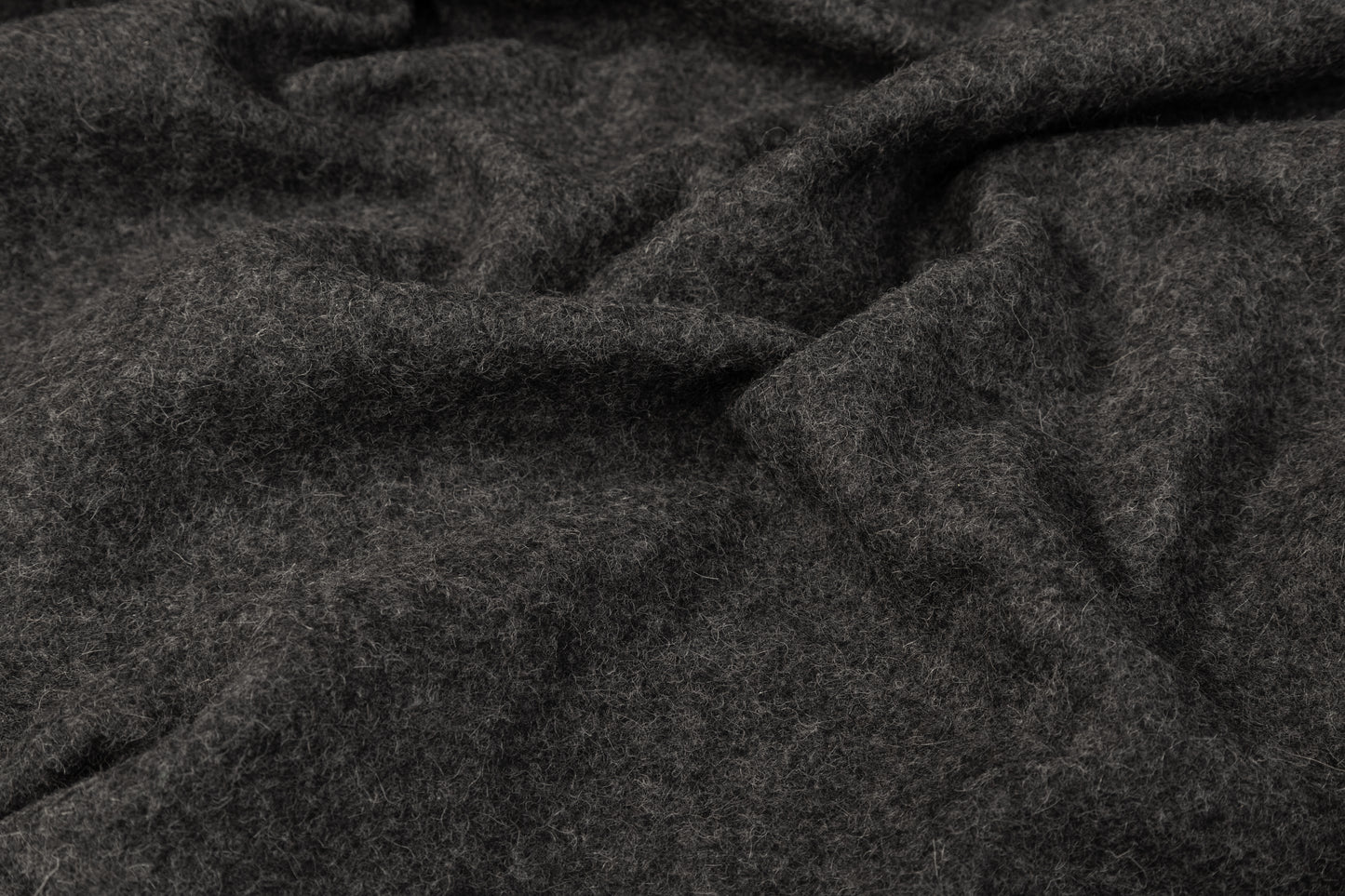 Double Faced Wool Coating - Gray