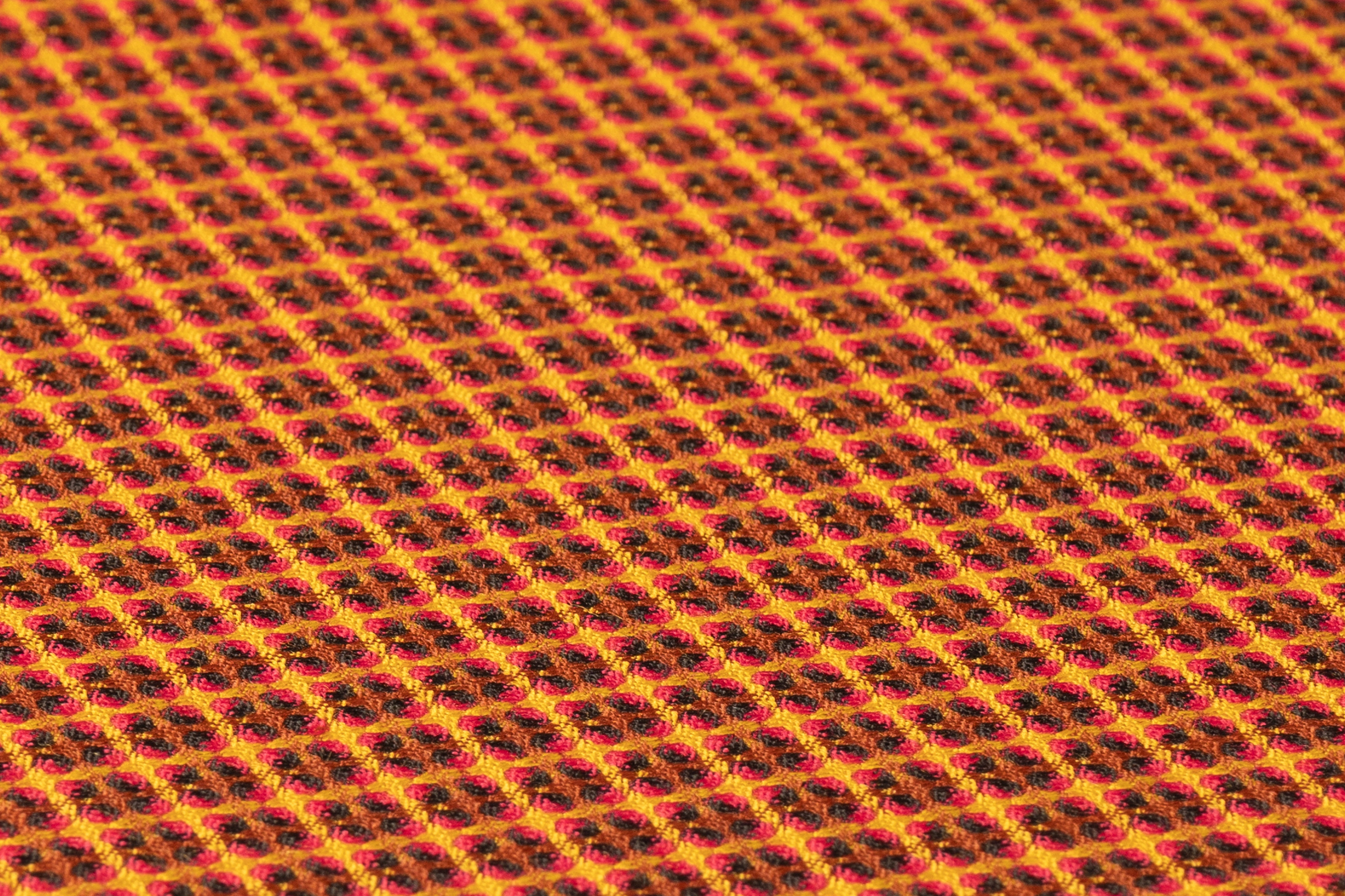 Etro - Geometric Italian Wool Suiting - Gold / Pink / Brown