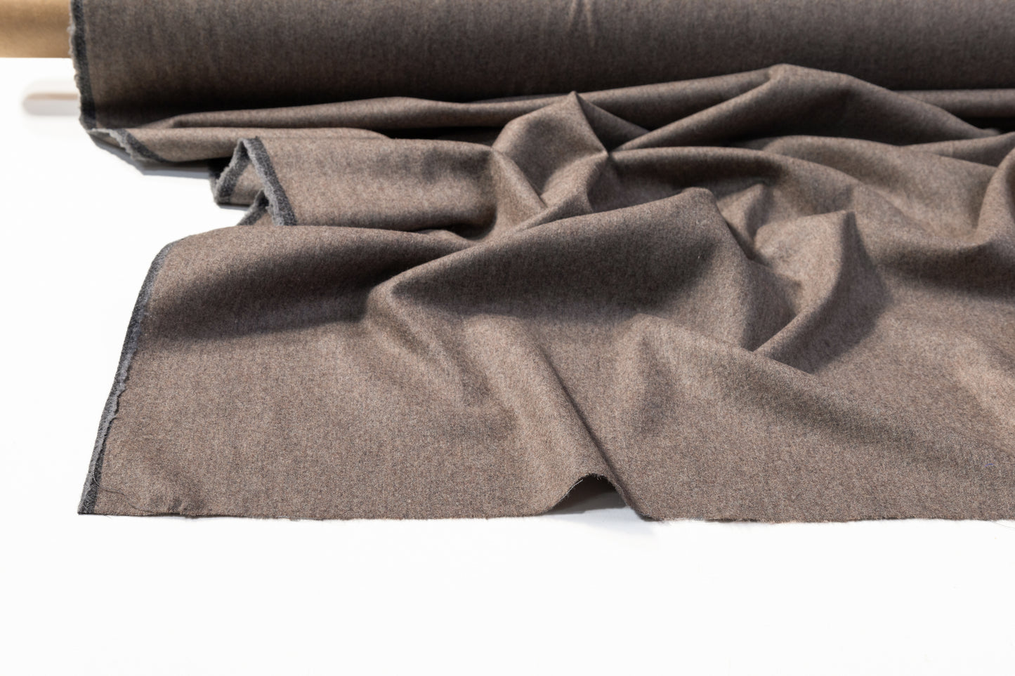 Wool Nylon Italian Flannel - Taupe