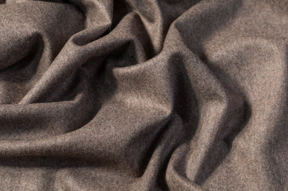 Wool Nylon Italian Flannel - Taupe