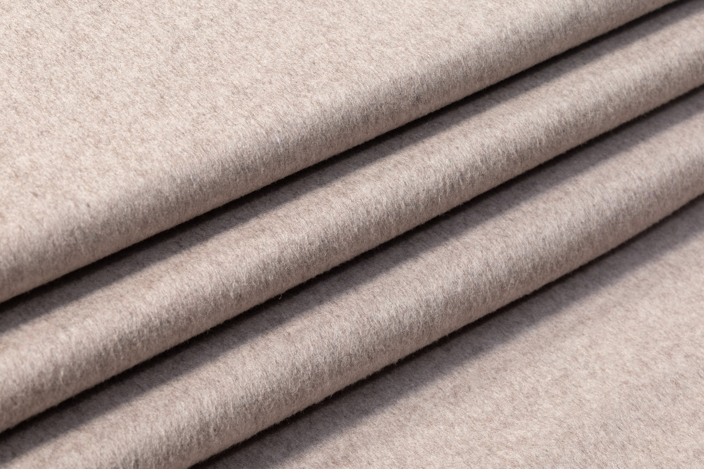 Fused Poly Wool Coating - Gray Taupe
