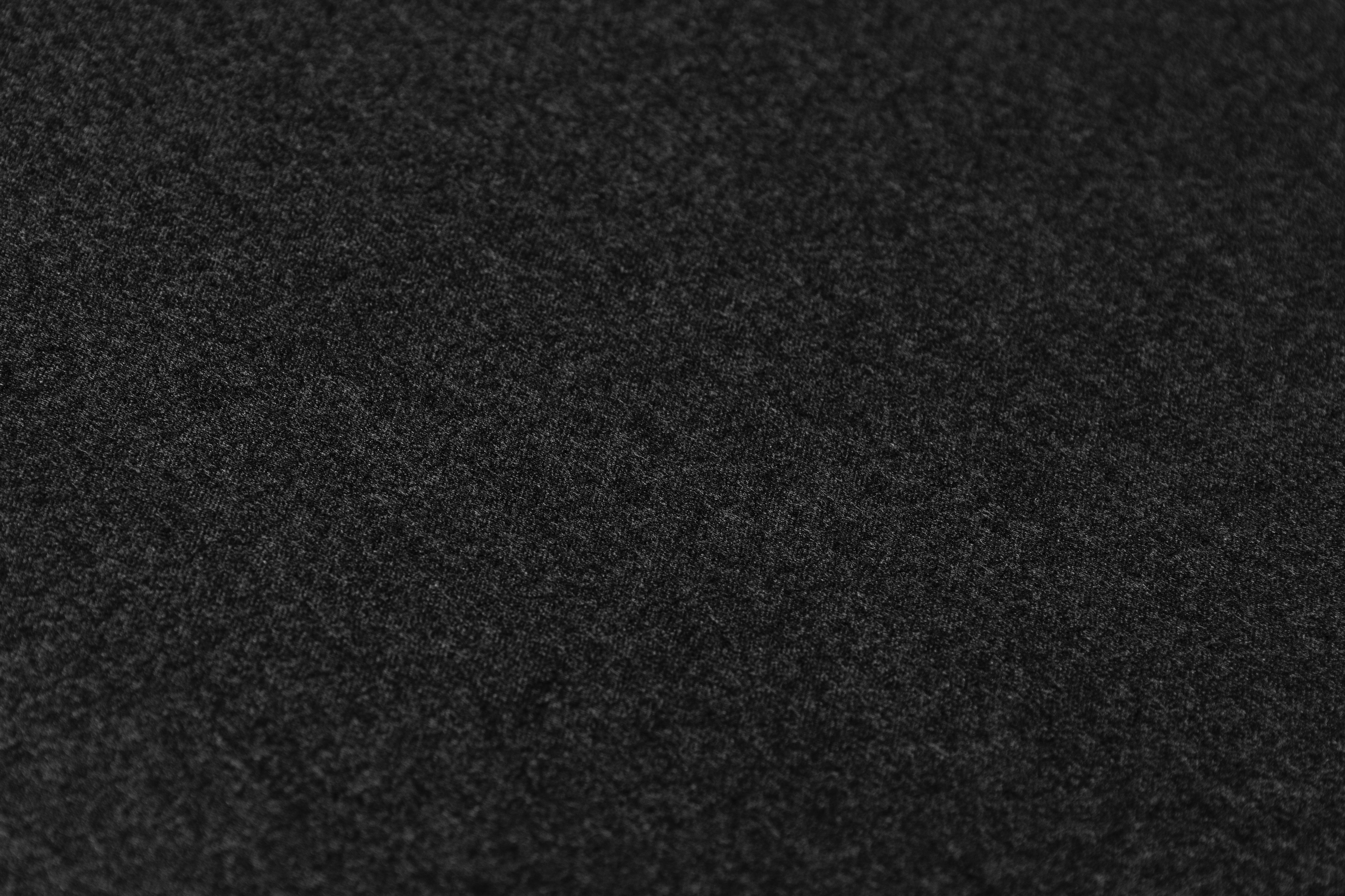 Italian Wool Flannel Suiting - Charcoal Gray