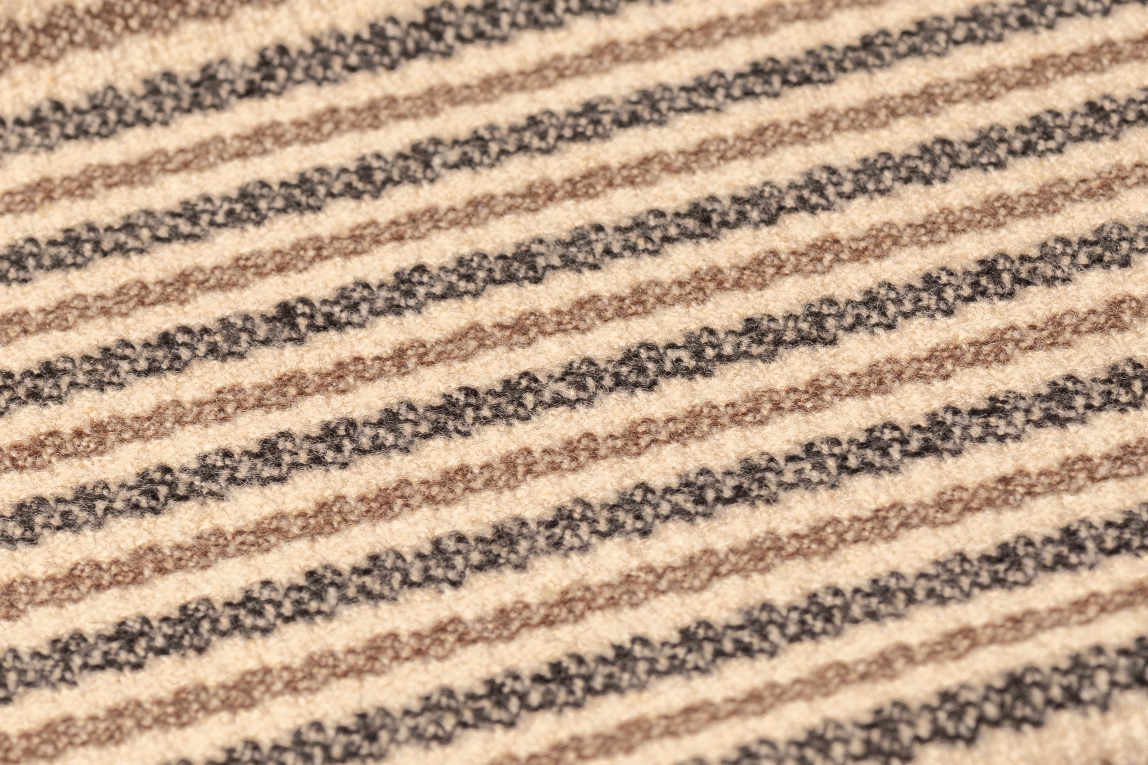 Etro - Striped Italian Wool Coating - Beige / Brown
