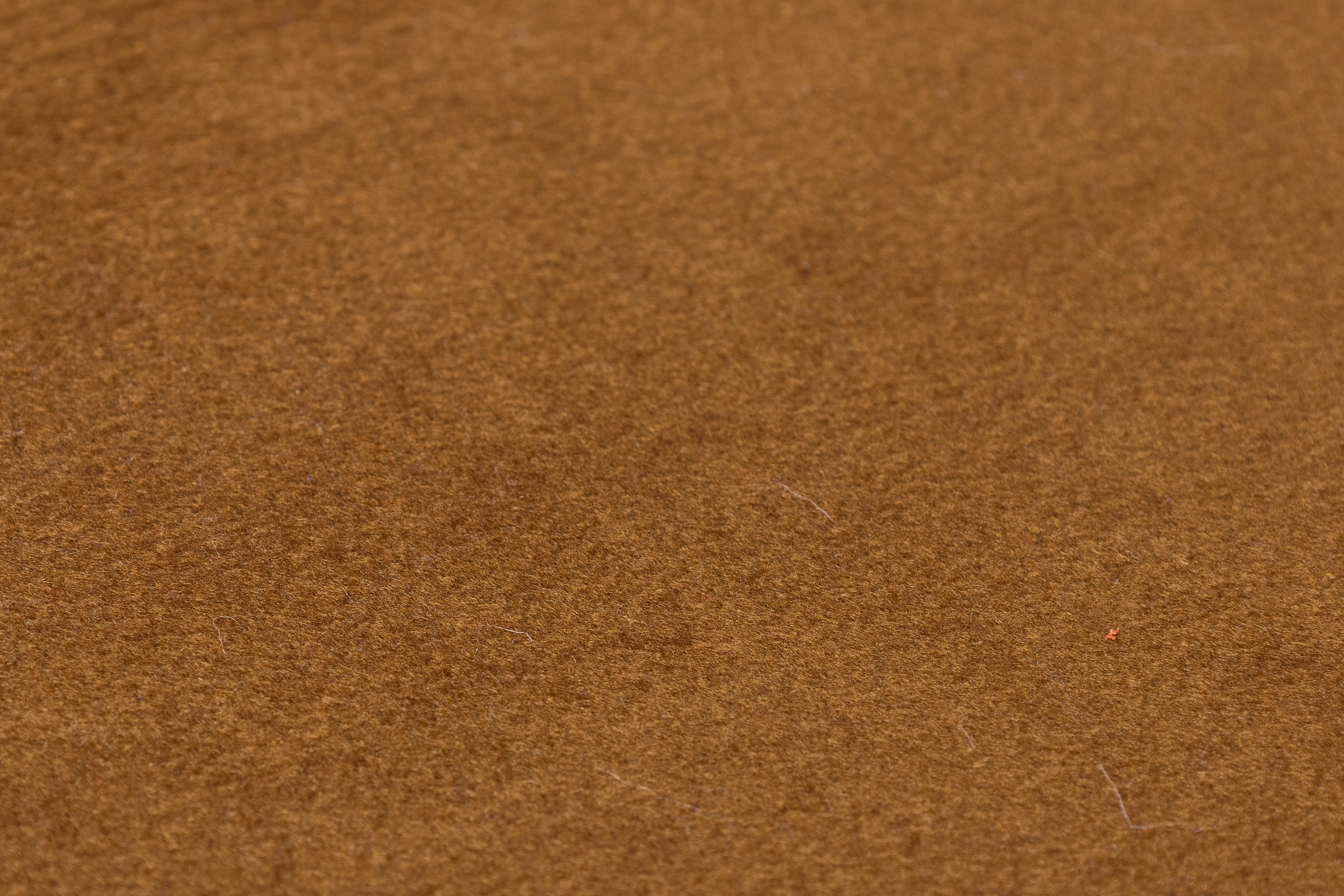 Double Poly Wool Coating - Brown