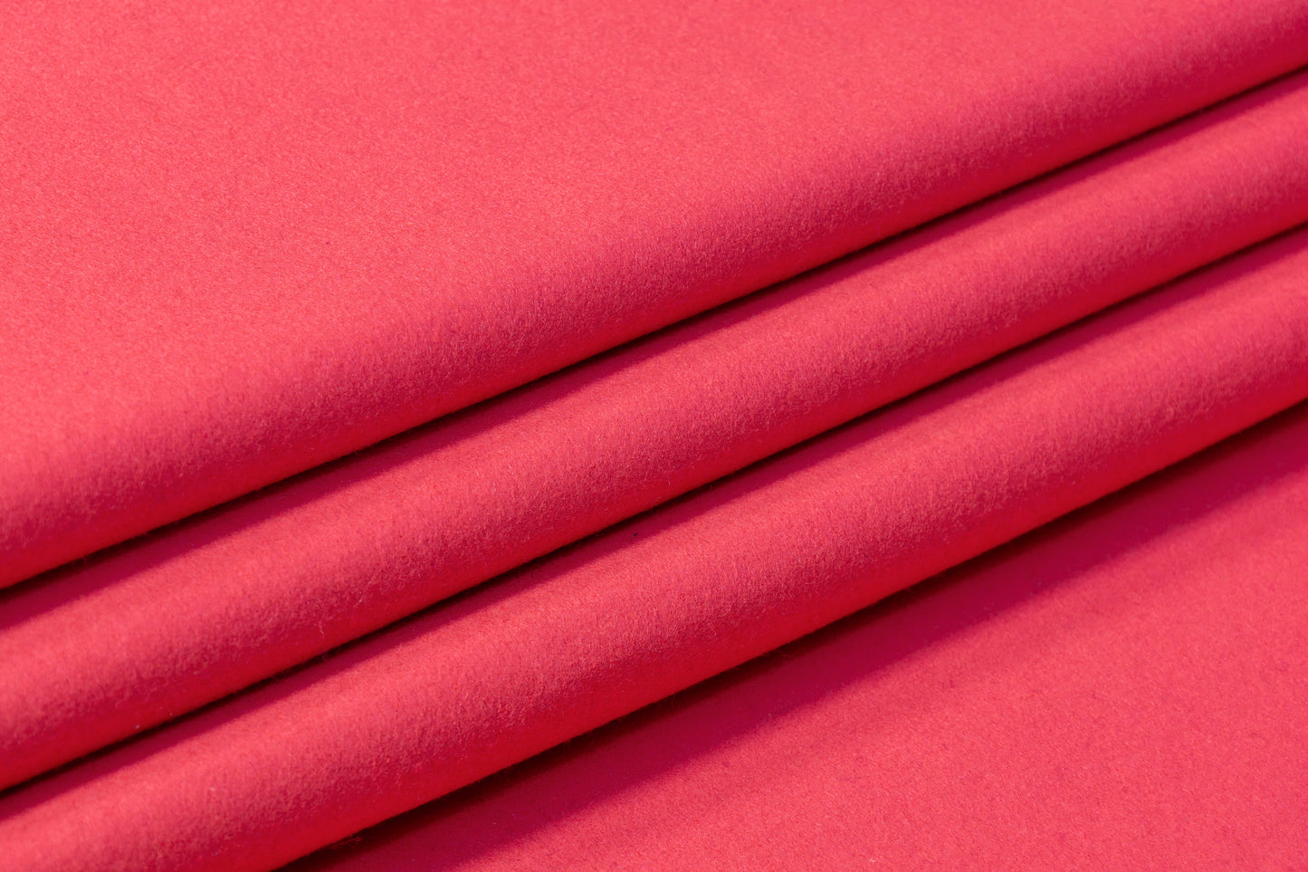 Poly Wool Melton Coating - Pink