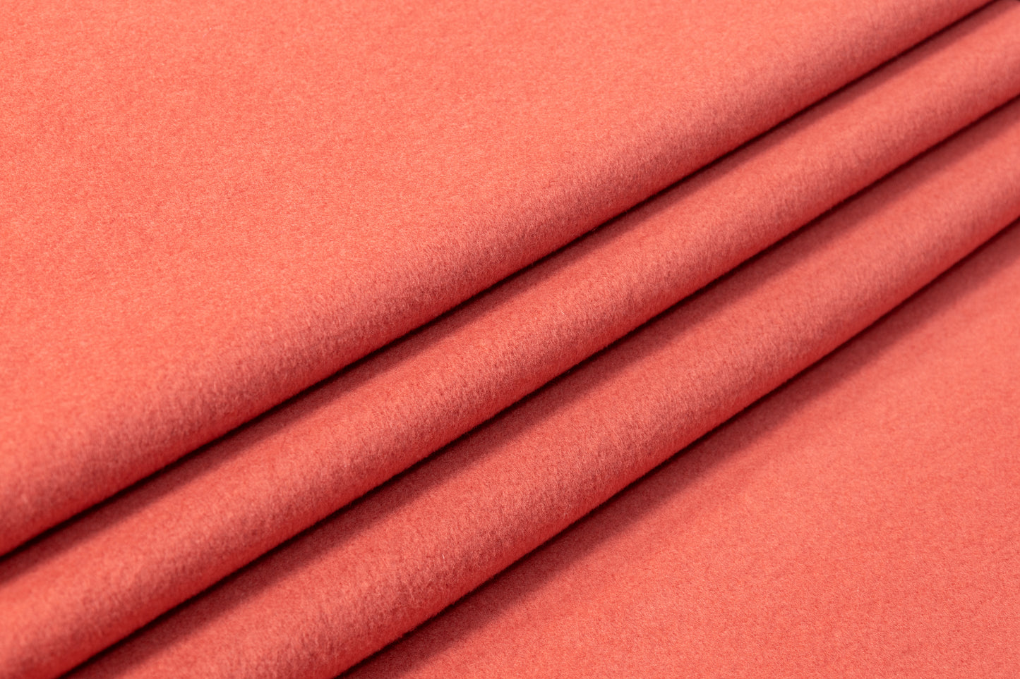 Double Faced Italian Wool Nylon Coating - Salmon