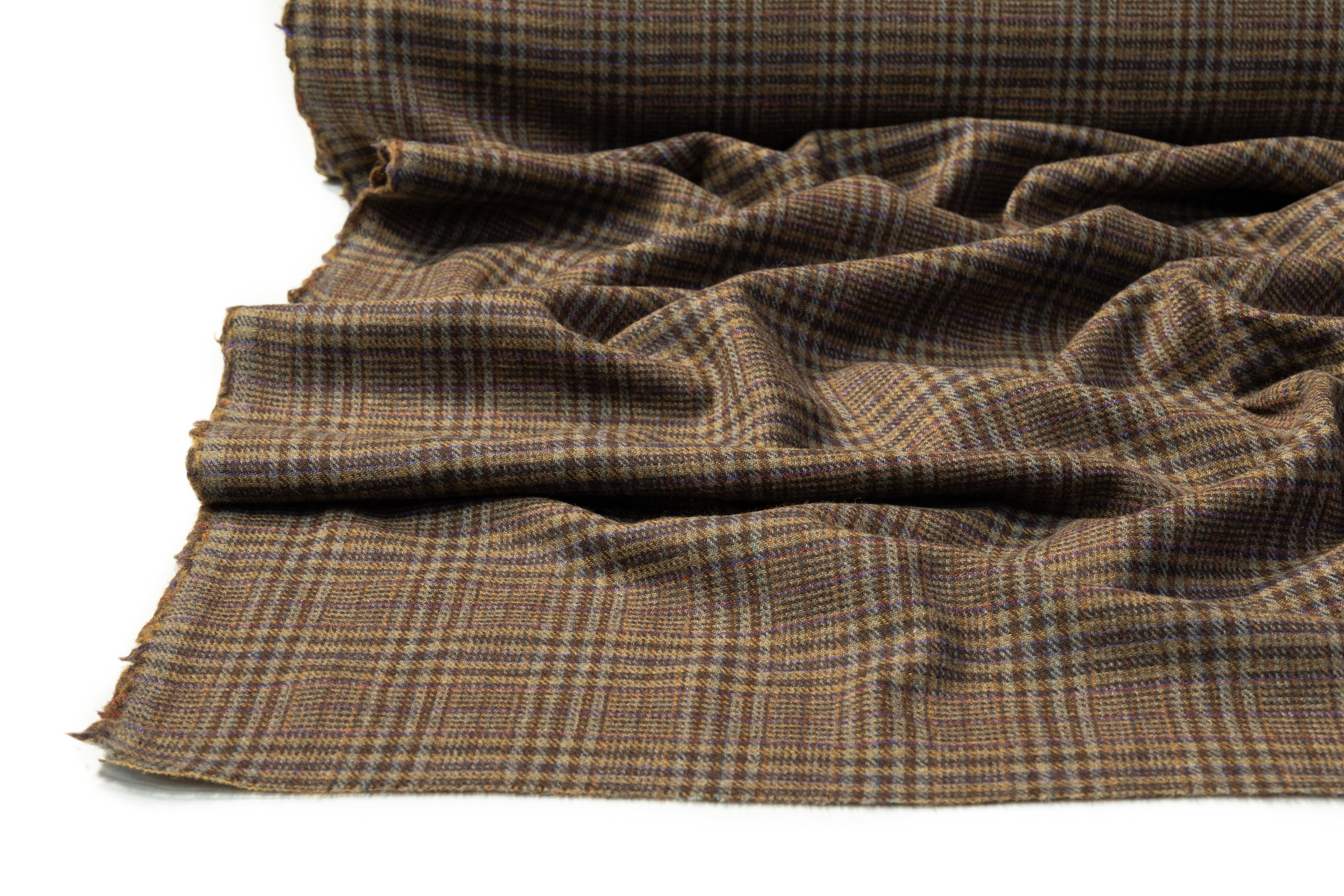 Etro - Plaid Italian Wool Cashmere Suiting