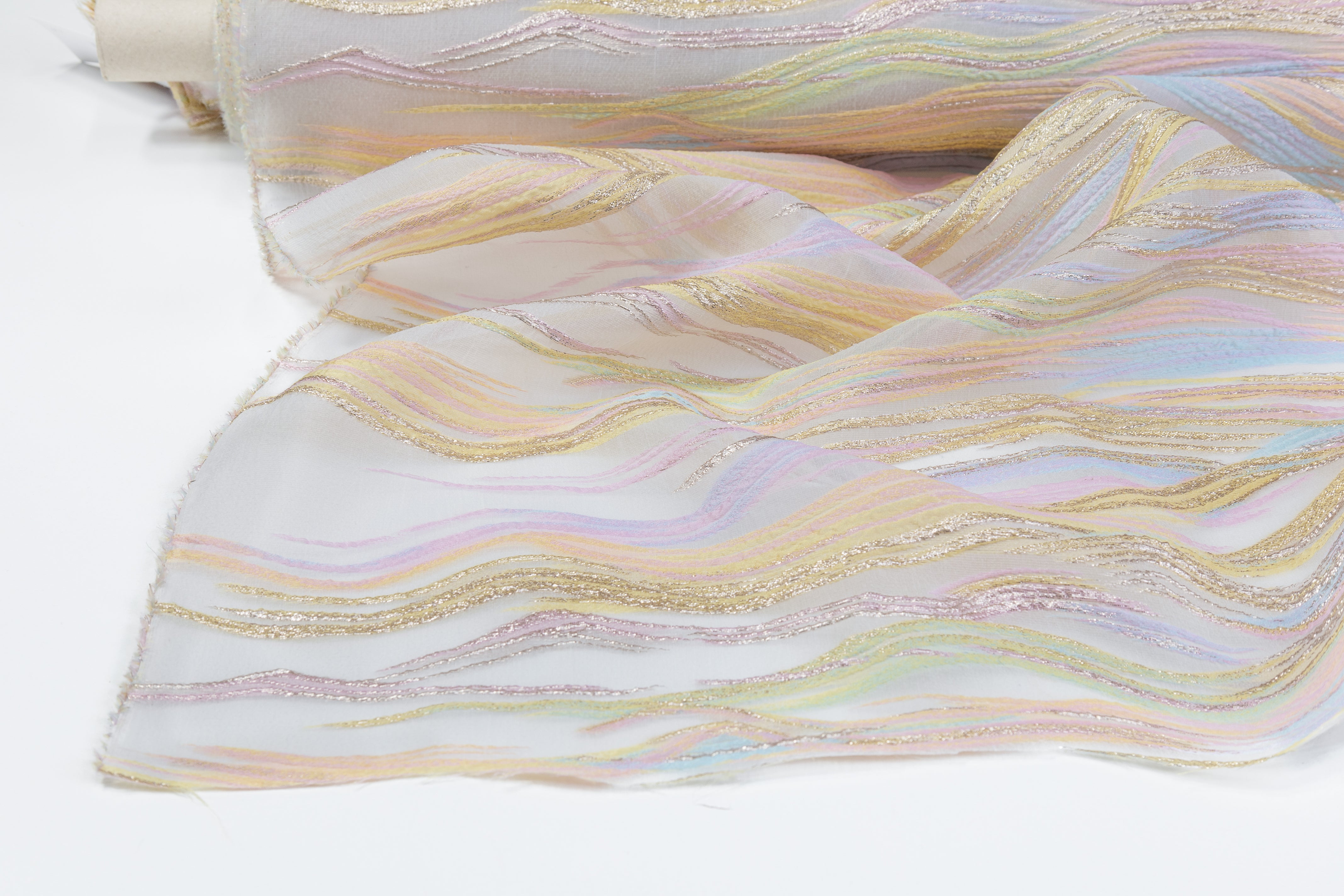 Italian Silk Blend Decoupé - Multicolor