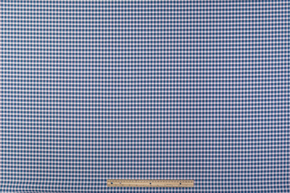 Heavy Italian Viscose Wool Twill Jacketing - Blue / Pink