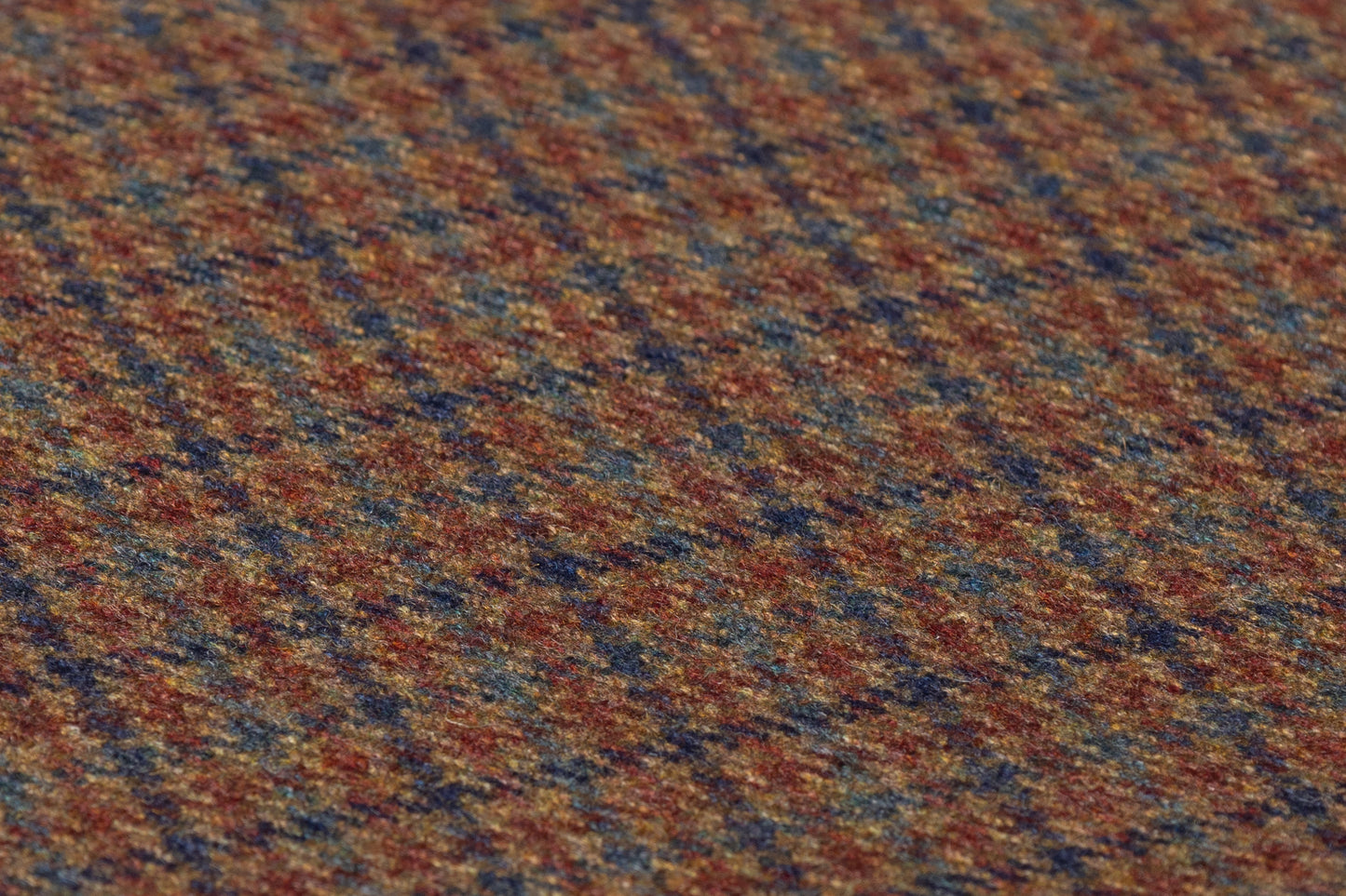 Checked Italian Wool Suiting - Brown