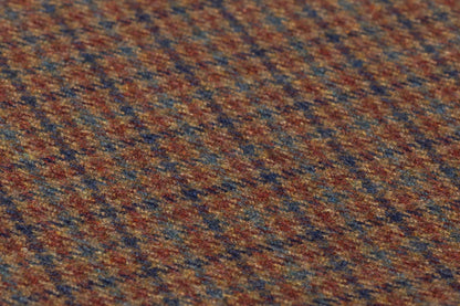 Checked Italian Wool Suiting - Brown