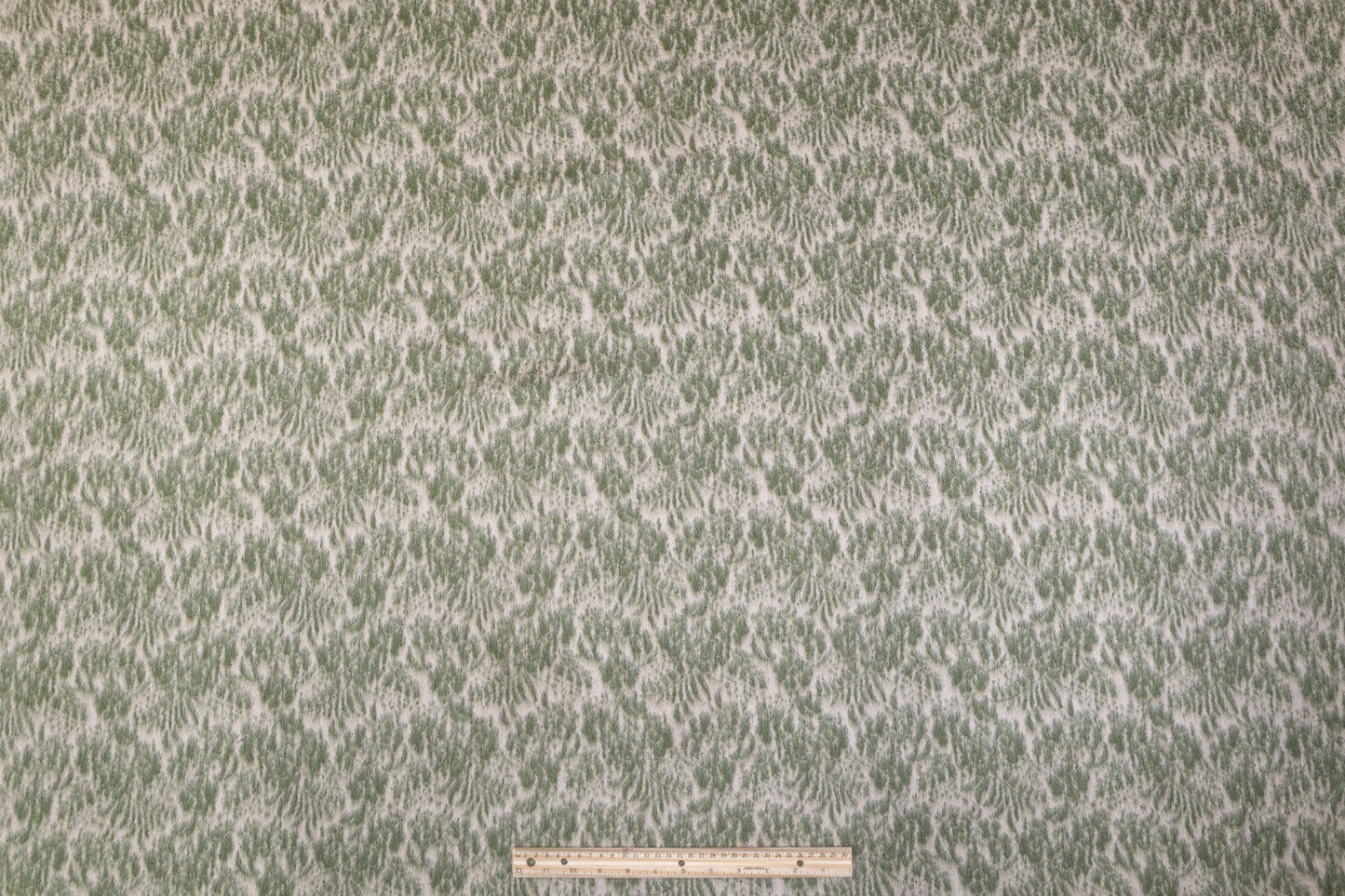 Italian Wool Mohair Jacquard Coating - Green