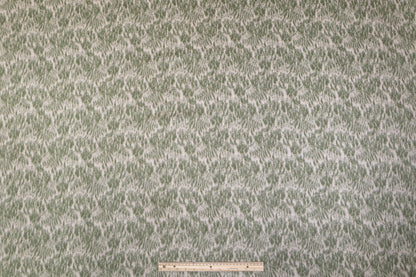 Italian Wool Mohair Jacquard Coating - Green