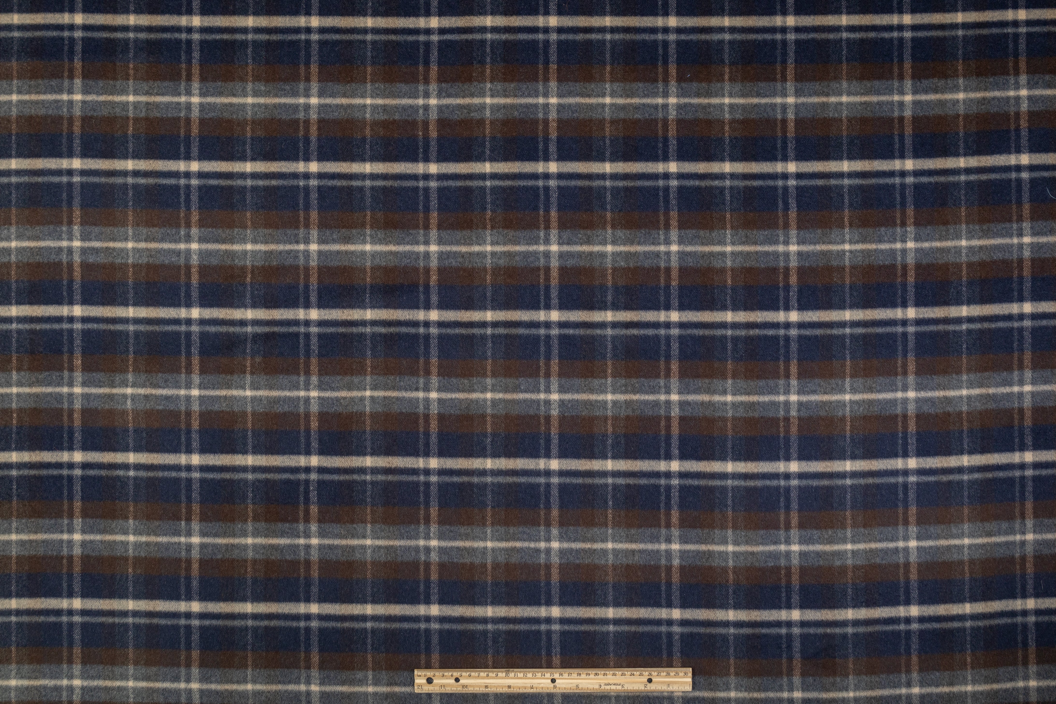 Ralph Lauren - Double Faced Wool Coating - Blue / Brown