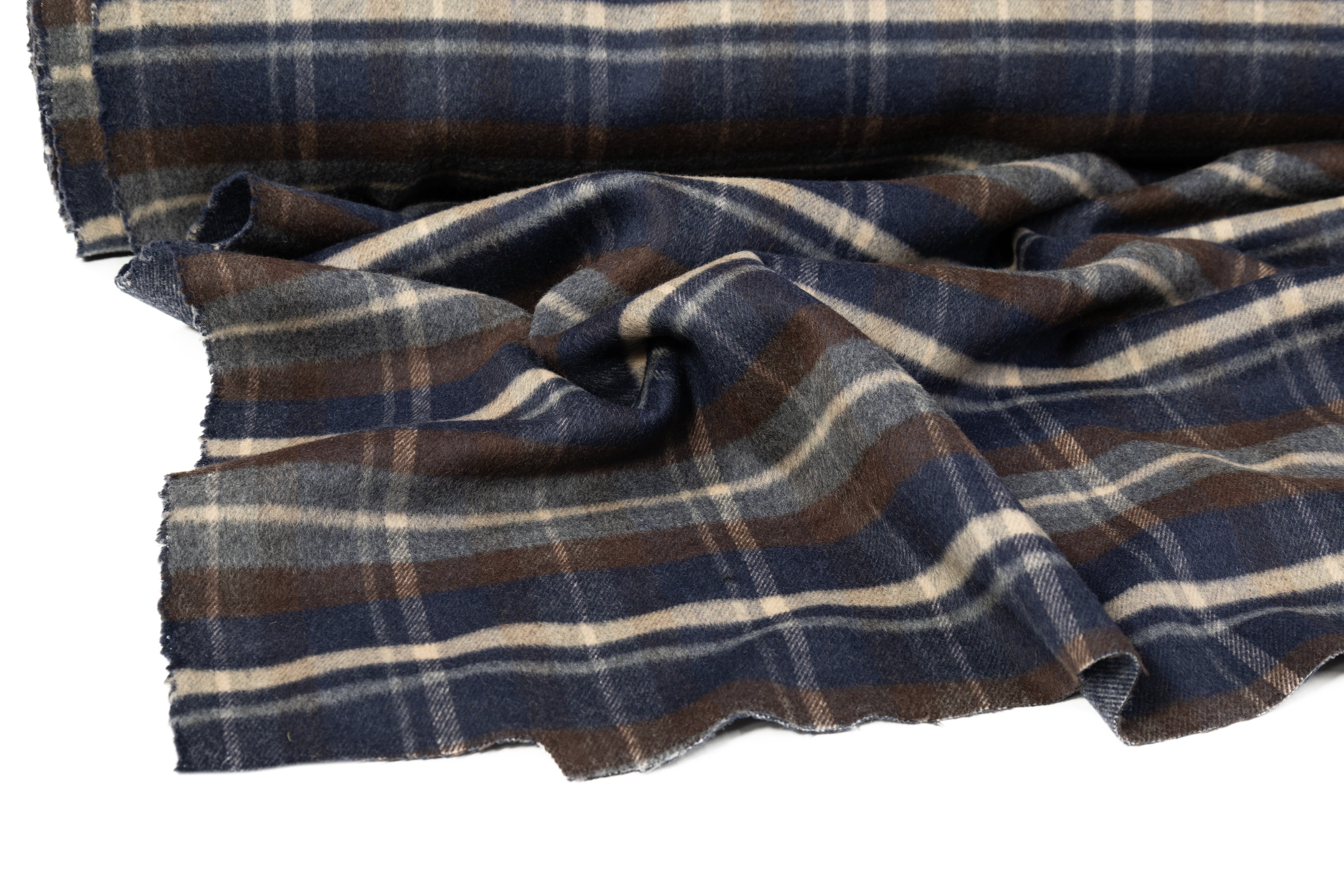 Ralph Lauren - Double Faced Wool Coating - Blue / Brown