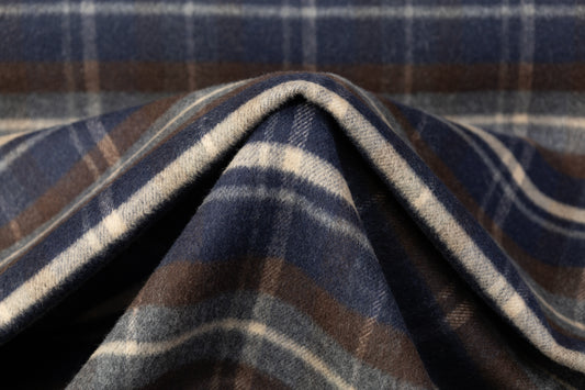 Ralph Lauren - Double Faced Wool Coating - Blue / Brown