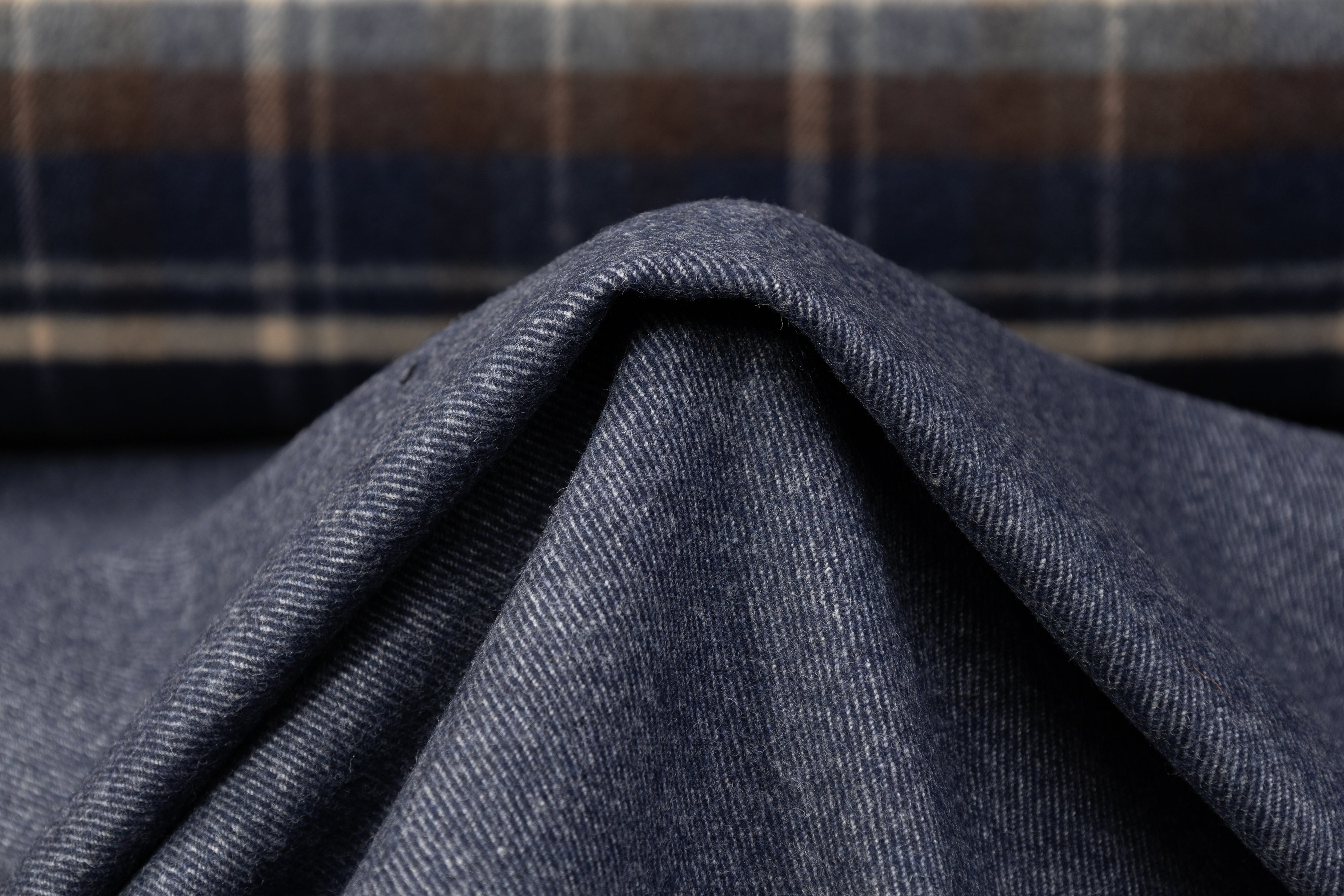Ralph Lauren - Double Faced Wool Coating - Blue / Brown
