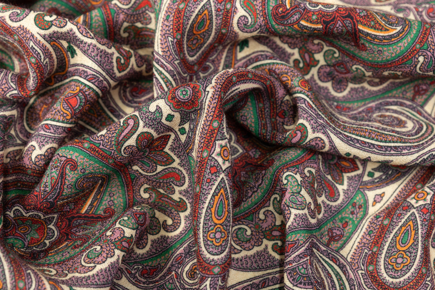 Etro - Printed Italian Wool Crepe - Multicolor