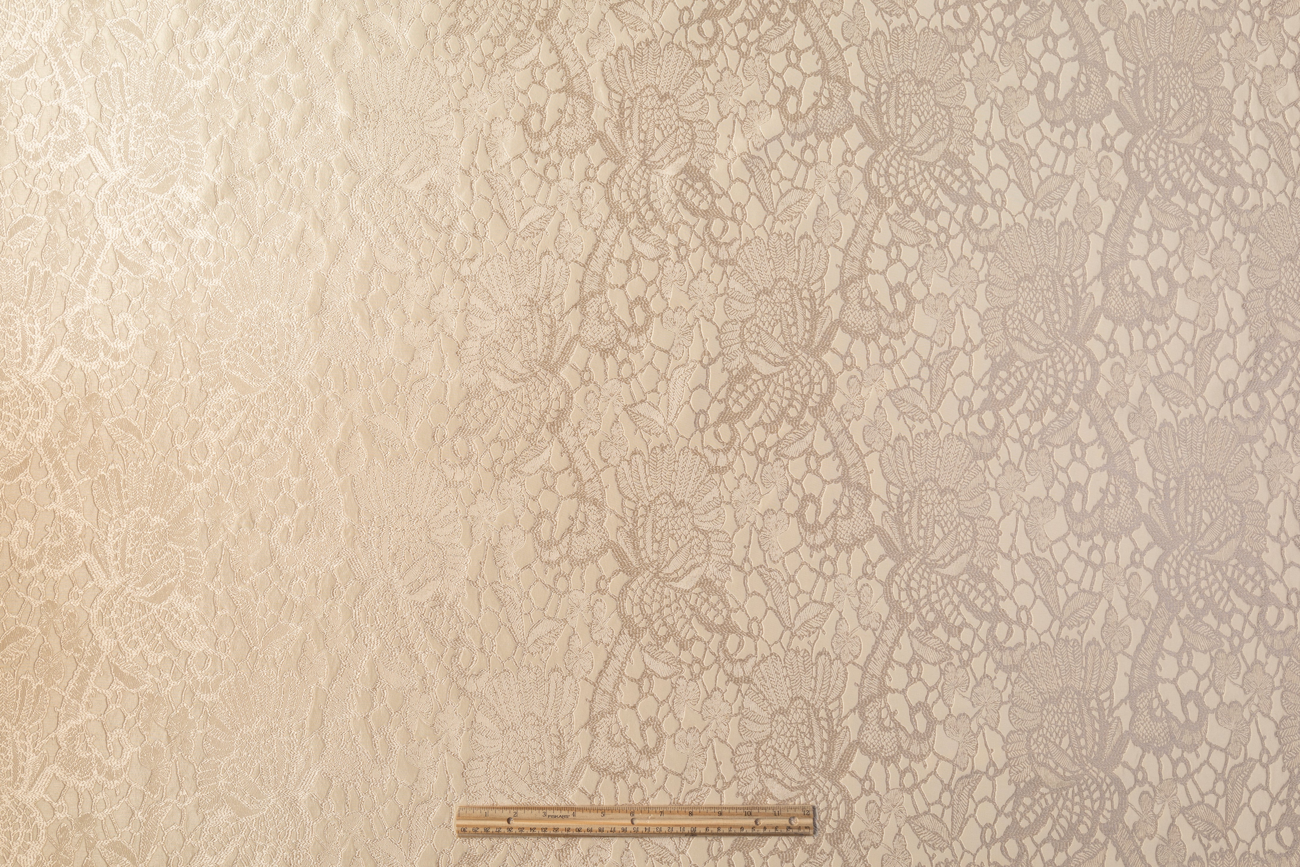 Floral Italian Brocade - Champagne Gold