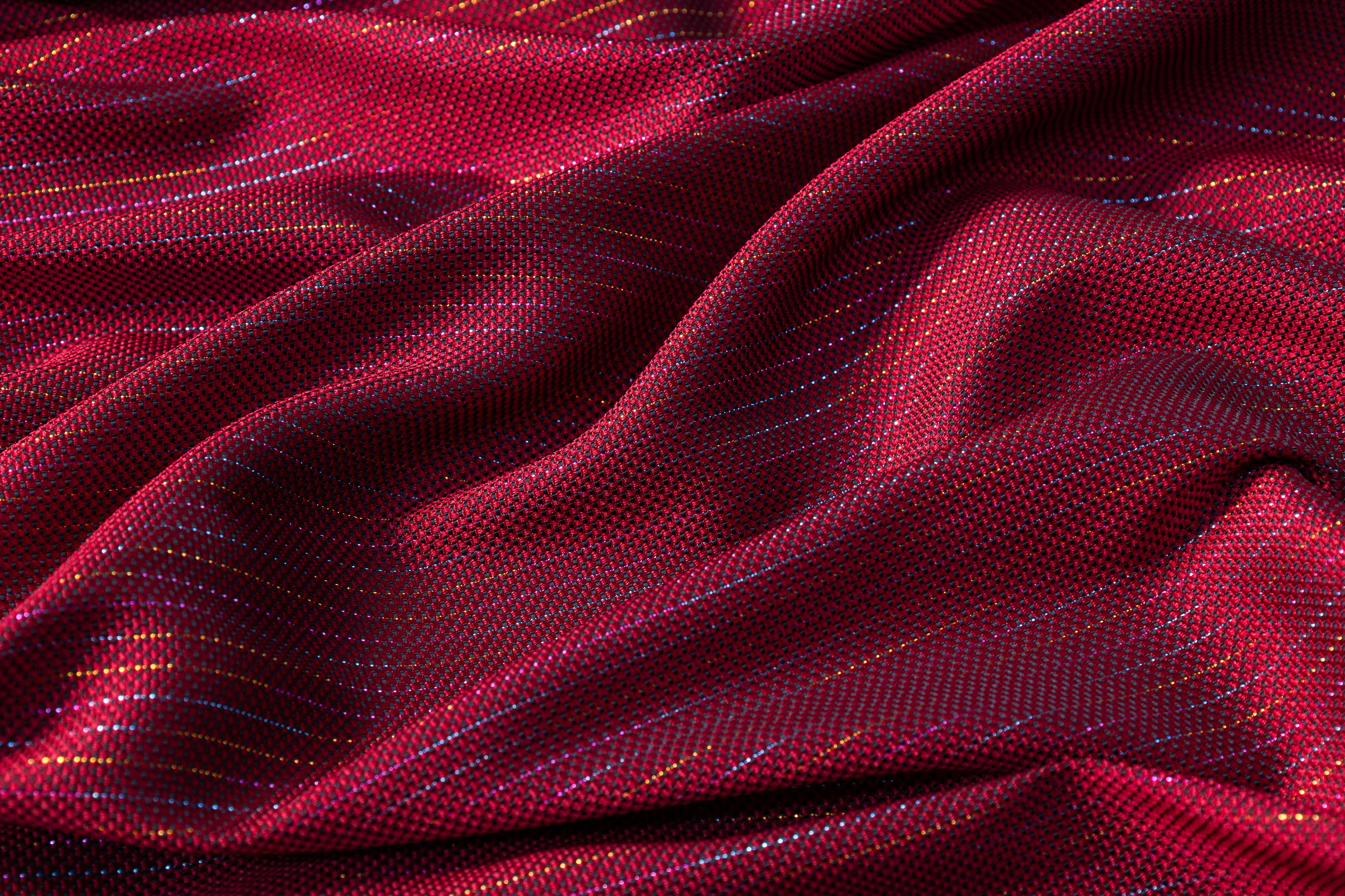 Metallic Striped Italian Brocade - Berry Pink