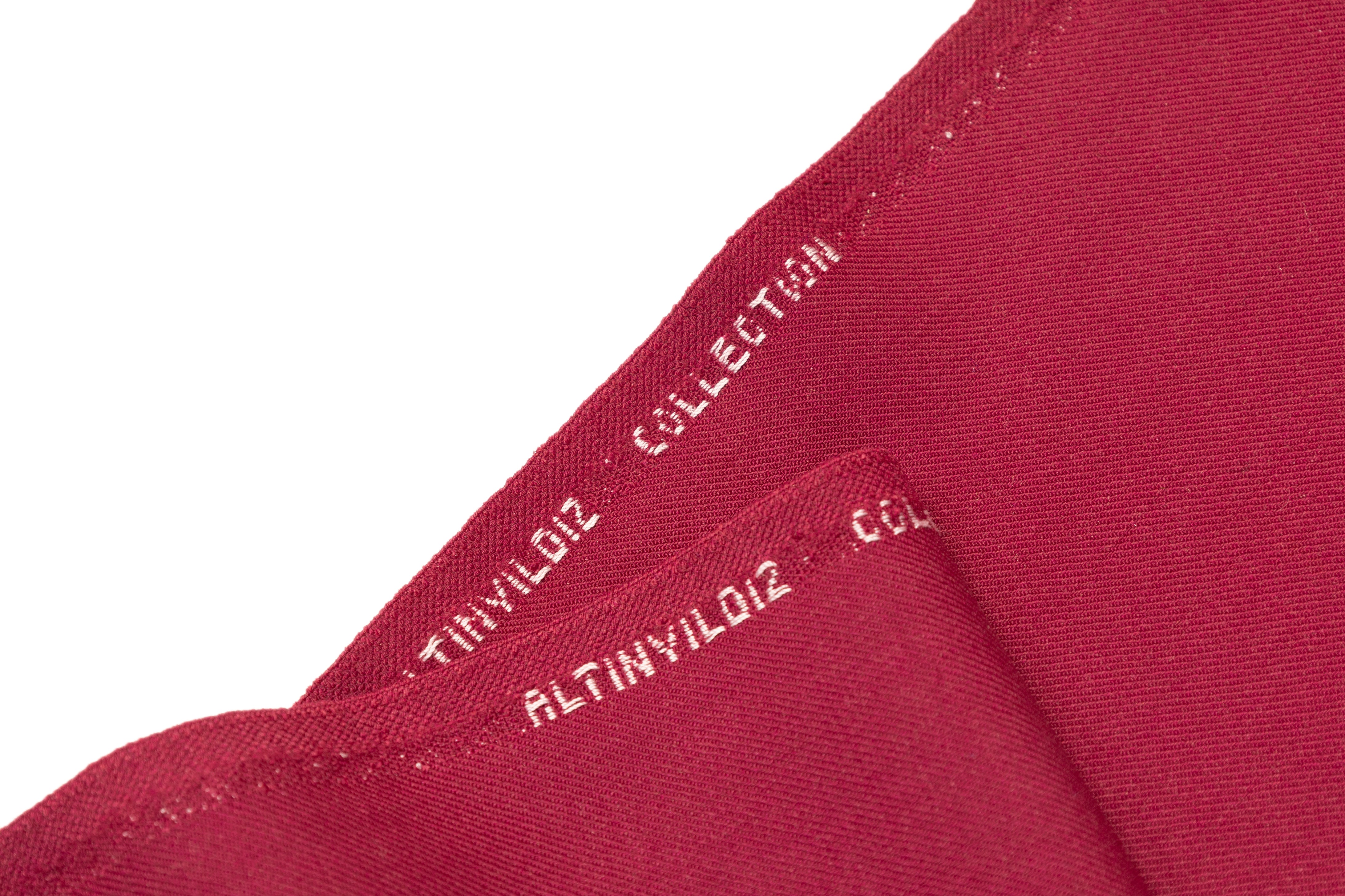 Poly Wool Stretch Suiting - Raspberry