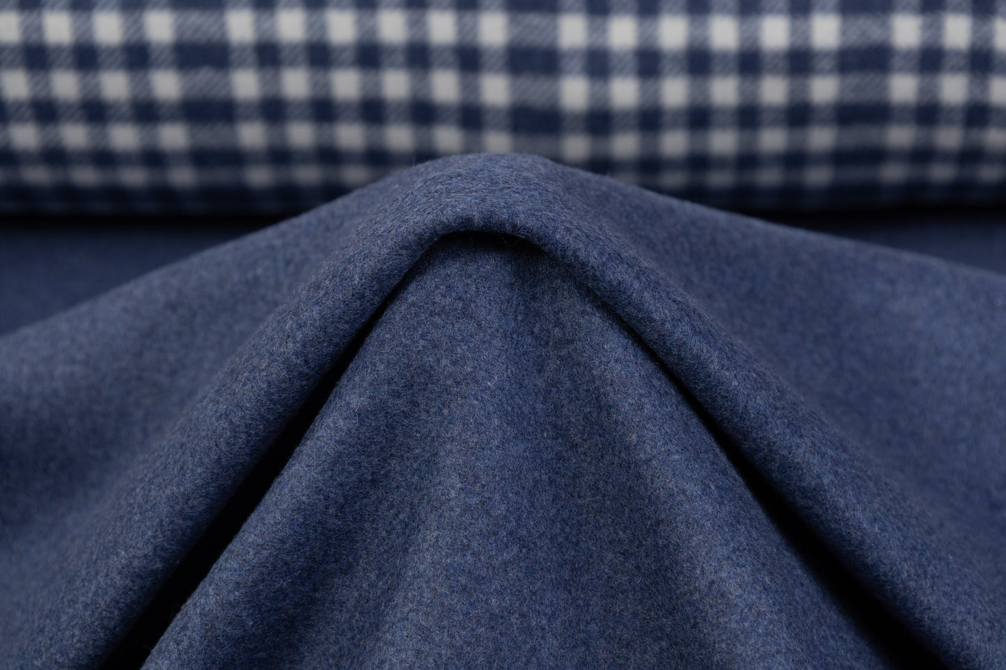 Bottega Veneta - Double Faced Italian Wool - Blue / White